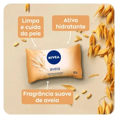 Sabonete em Barra Nivea Aveia 85g