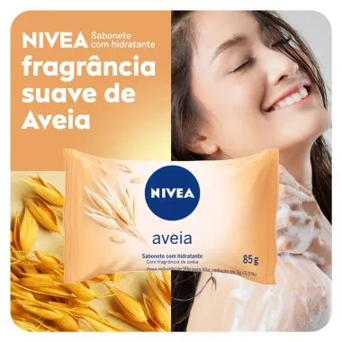 Sabonete em Barra Nivea Aveia 85g