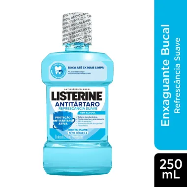 Listerine Antitártaro Enxaguante Bucal Sem Álcool 250ml