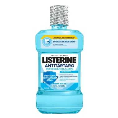 Enxaguante Bucal Listerine Tartar Control Zero Álcool 500ml