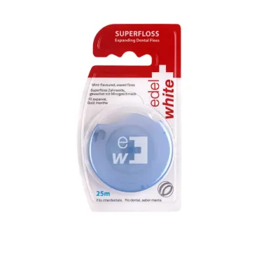 Fio Dental Edel White Expanding Superfloss 25m