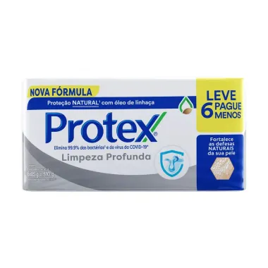 Sabonete Protex Limpeza Profunda Original 85g cada Leve 6 Pague 5