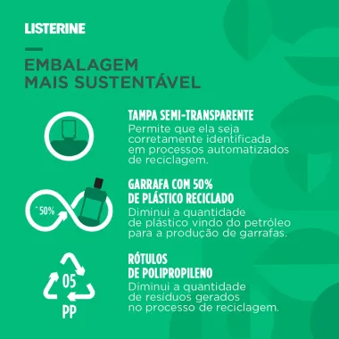 Enxaguante Bucal Listerine Cool Mint 500ml Leve Mais por Menos