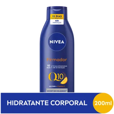 Loção Hidratante Nivea Firmador Q10 + Vitamina C Pele Seca a Extrasseca 200ml