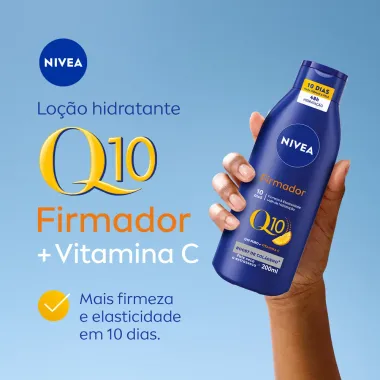 Loção Hidratante Nivea Firmador Q10 + Vitamina C Pele Seca a Extrasseca 200ml