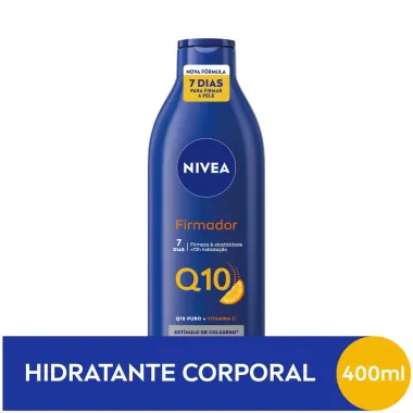 Lo&ccedil;&atilde;o Hidratante Nivea Firmador Q10 + Vitamina C Pele Seca a Extrasseca 400ml