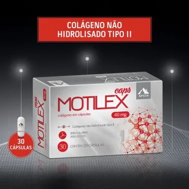 Motilex Caps Colágeno Tipo II Não Hidrolisado com 30 Cápsulas