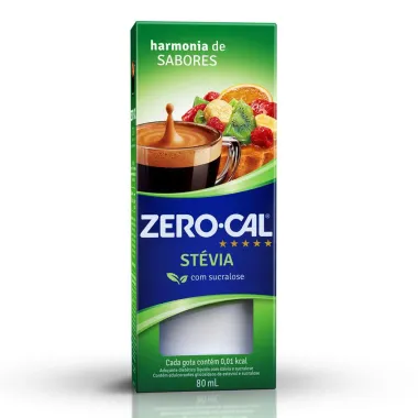 Adoçante Líquido Zero Cal Stévia 80ml