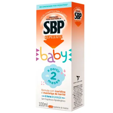 Repelente SBP Baby Loção Corporal com Icaridina 100ml