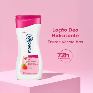 Hidratante Desodorante Monange Hidrata&ccedil;&atilde;o Nutritiva Frutas Vermelhas 200ml