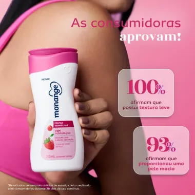 Hidratante Desodorante Monange Hidrata&ccedil;&atilde;o Nutritiva Frutas Vermelhas 200ml