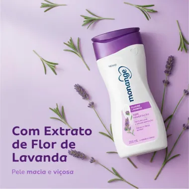 Hidratante Desodorante Monange Hidrata&ccedil;&atilde;o Nutritiva Flor de Lavanda 200ml