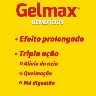 Gelmax Sabor Limão com 24 Comprimidos Mastigáveis