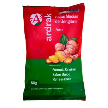 Bala Gengvida Ardrak Gengibre Forte 50g