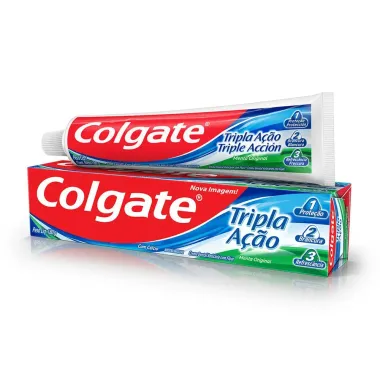 Creme Dental Colgate Tripla A&ccedil;&atilde;o Menta Original 180g