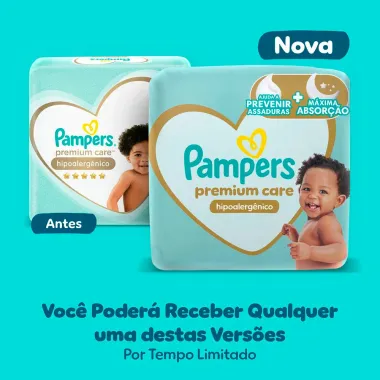 Fralda Pampers Premium Care Tamanho G Pacote Hiper 68 Fraldas Descartáveis