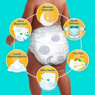 Fralda Pampers Premium Care Tamanho G Pacote Hiper 68 Fraldas Descartáveis