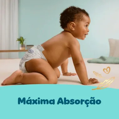 Fralda Pampers Premium Care Tamanho XXG Pacote Mega 24 Fraldas Descart&aacute;veis