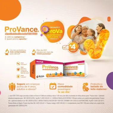 ProVance Probiótico Morango com 30 comprimidos