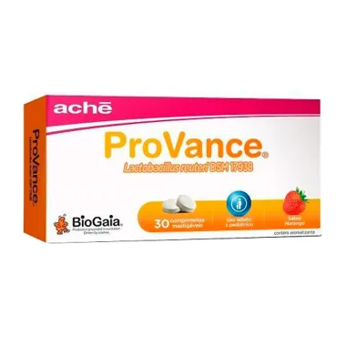 ProVance Probiótico Morango com 30 comprimidos