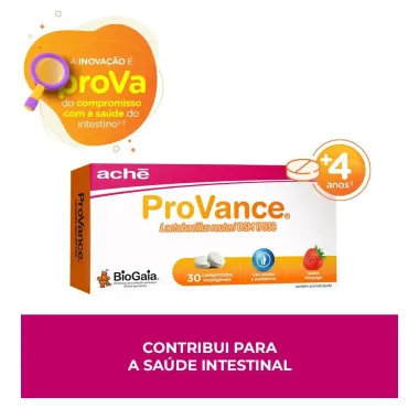 ProVance Probi&oacute;tico Morango com 30 comprimidos