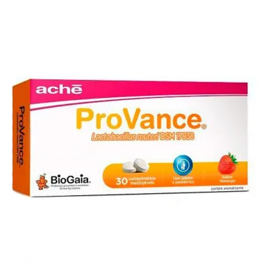 ProVance Probi&oacute;tico Morango com 30 comprimidos