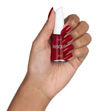 Esmalte Risqué Vermelho Cremoso Beijo 8ml-2