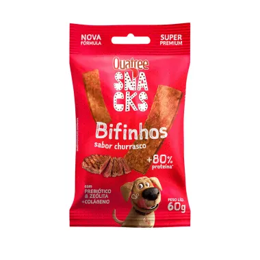 Quatree Snacks Bifinho Sabor Churrasco 60g