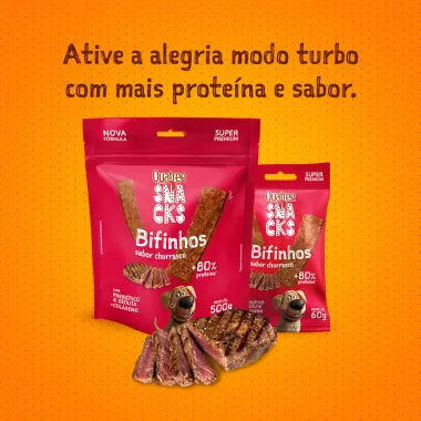 Quatree Snacks Bifinho Sabor Churrasco 60g