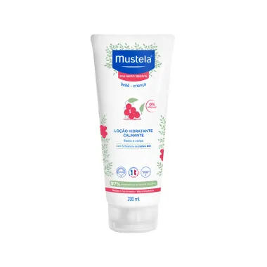 Loção Hidratante Calmante Mustela Bebê Pele Muito Sensível Rosto e Corpo 200ml