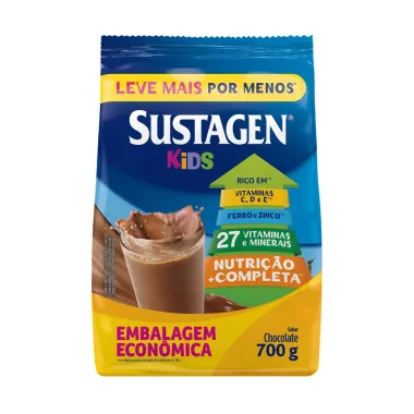 Complemento Alimentar Sustagen Kids Sabor Chocolate Sachê 700g