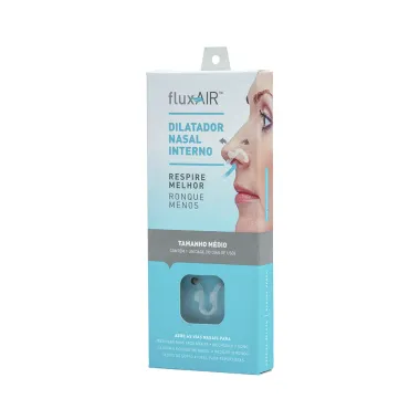 Dilatador Nasal Interno Flux AIR Tamanho Médio com 1 Unidade