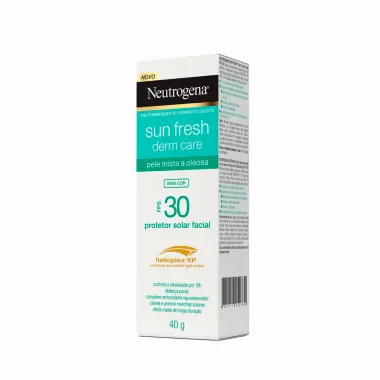 Protetor Solar Facial Neutrogena Sun Fresh Derm Care FPS 30 Sem Cor 40g