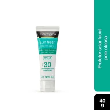Protetor Solar Facial Neutrogena Sun Fresh Derm Care FPS 30 Sem Cor 40g
