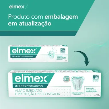 Creme Dental para Sensibilidade Elmex Sensitive Professional 110g