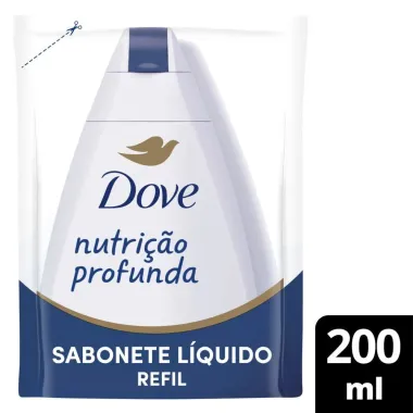 Sabonete Líquido Dove Hidratação Profunda Refil 200ml