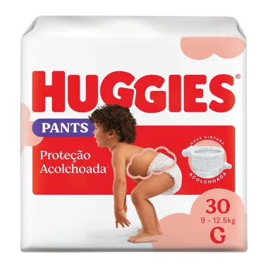 Fralda Roupinha Huggies Supreme Care Tamanho G Pacote Mega 30 Unidades Descartáveis
