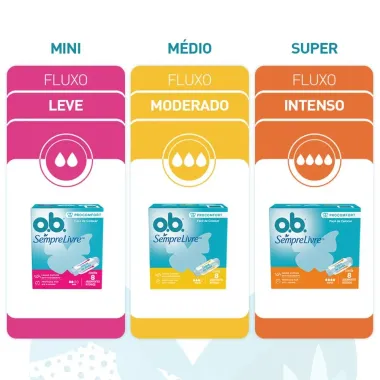 Absorvente Interno OB ProComfort Super 16 Unidades Leve Mais Por Menos