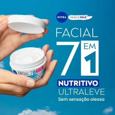 Hidratante Facial Nivea Nutritivo Ultraleve 5 em 1 100g