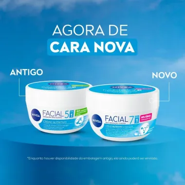 Hidratante Facial Nivea Nutritivo Ultraleve 5 em 1 100g