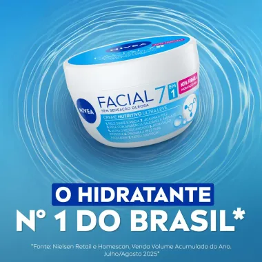 Creme Facial Nivea Nutritivo Ultraleve 7 em 1 100g