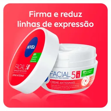 NIVEA Creme Facial Antissinais Ultraleve 7 em 1 100g