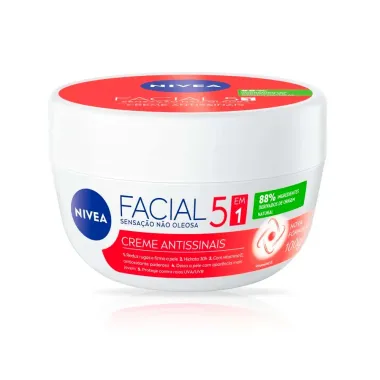 NIVEA Creme Facial Antissinais Ultraleve 5 em 1 100g