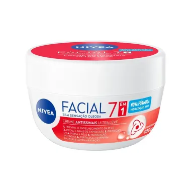 NIVEA Creme Facial Antissinais Ultraleve 5 em 1 100g