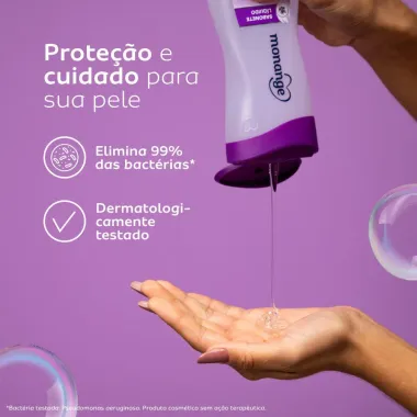 Sabonete L&iacute;quido Monange Flor de Lavanda 240ml