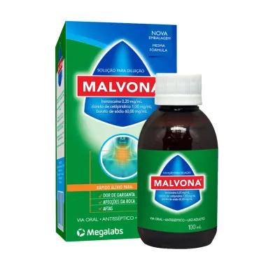 Malvona Solução Oral para Diluição 100ml