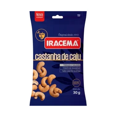 Castanha de Caju Iracema Torrada e Salgada 30g