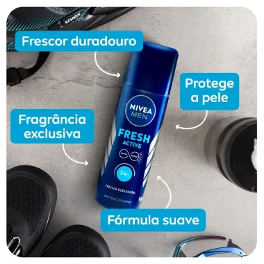 Desodorante Nivea Men Spray Fresh Active 90ml