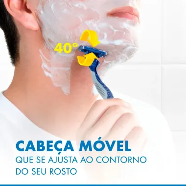 Aparelho de Barbear Descart&aacute;vel Gillette Prestobarba3 Leve 8 Pague 6 Unidades