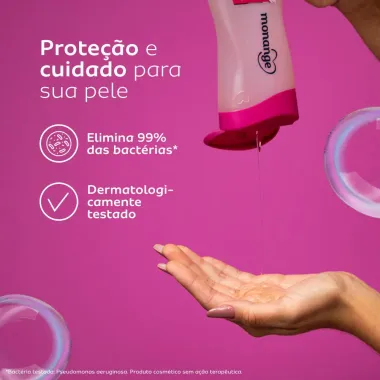 Sabonete L&iacute;quido Monange Frutas Vermelhas 240ml